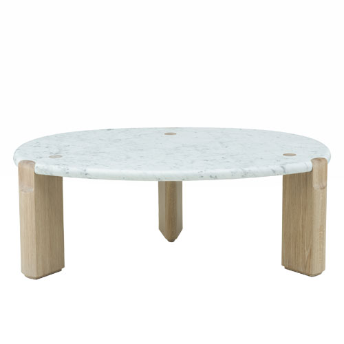 twenty-five stone coffee table small for De La Espada