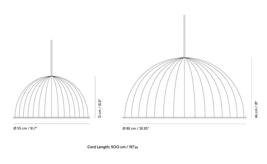 Under the Bell Pendant Lamp by Iskos Berlin for Muuto | hive