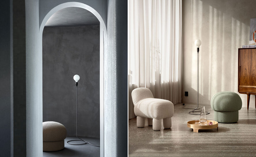 Uno Pouf design by Claesson Koivisto Rune – Design House Stockholm 