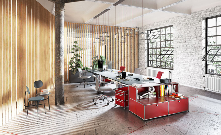 USM Haller Nightstand P by Fritz Haller & Paul Schaerer for USM