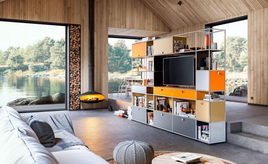 USM Haller Shelving Unit H2 by Fritz Haller & Paul Schaerer for USM ...