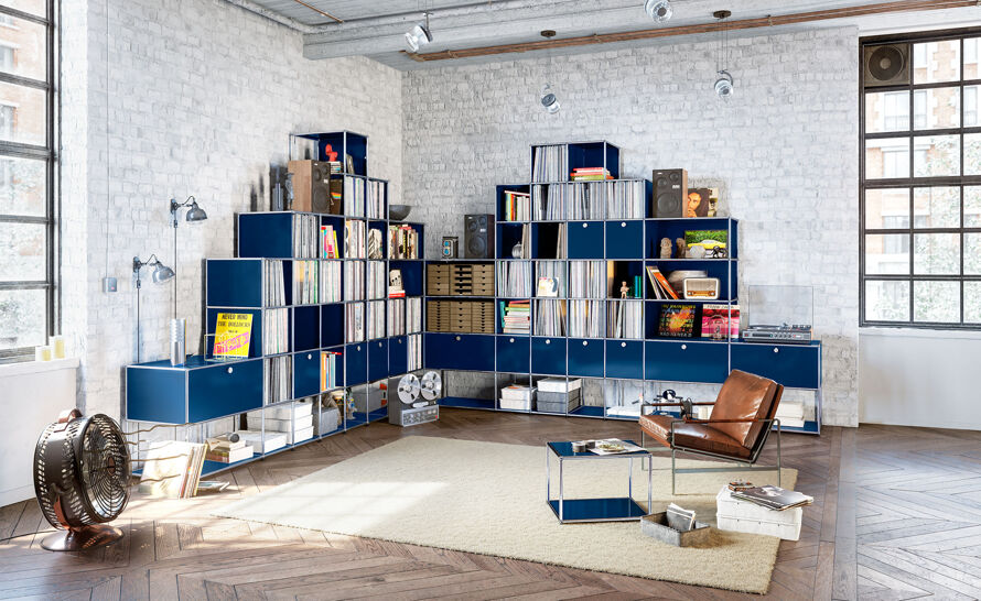 USM Haller Shelving Unit Q118 by Fritz Haller & Paul
