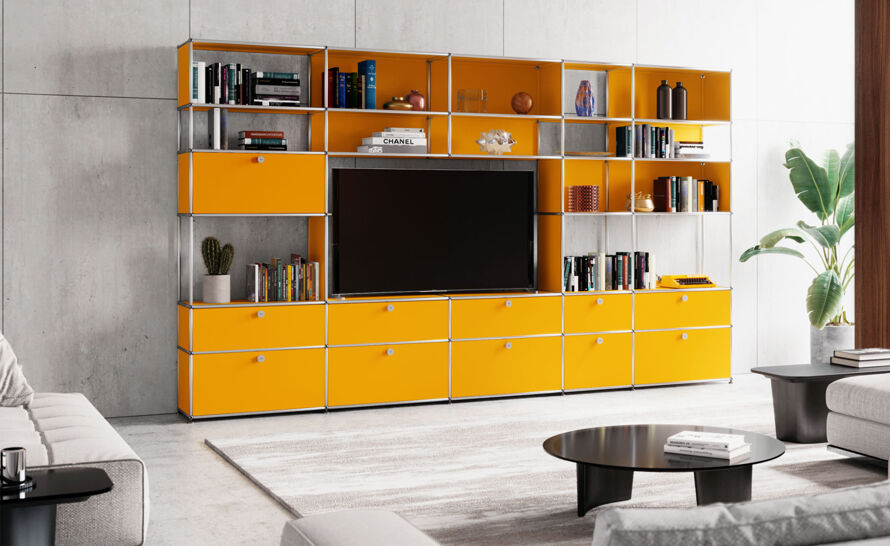 好評 Haller USM Shelving Paul & Haller Fritz by Q118 Unit スチールラック・メタルラック