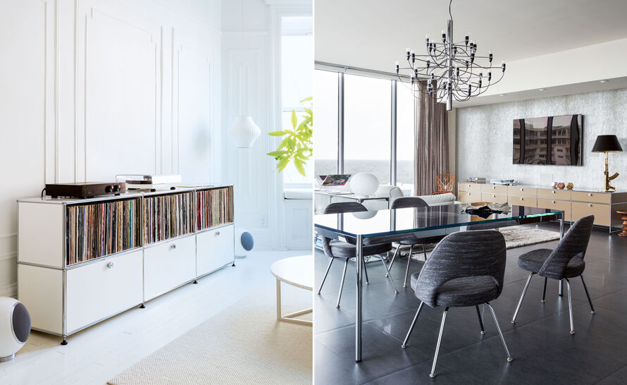 USM Haller Side Table M21 by Fritz Haller & Paul Schaerer USM Haller Side Table M21 by Fritz Haller & Paul Schaerer