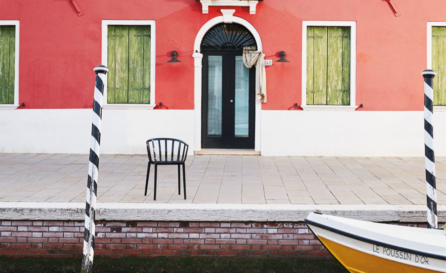Kartell アームチェア VENICE Kartell Venice Garden Armchair glossy | AmbienteDirect