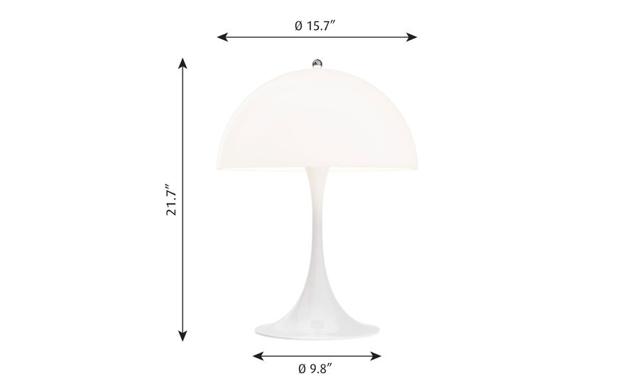 Louis Poulsen Panthella Table Lamp White/Acrylic Verner Panton