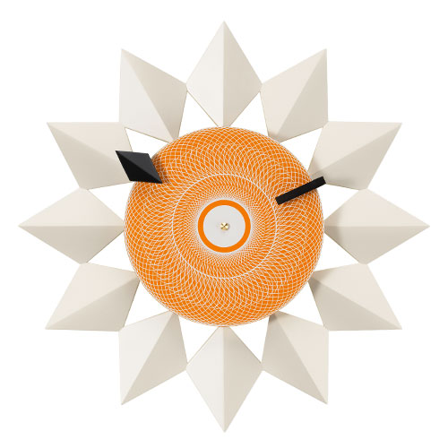 nelson diamond markers wall clock by George Nelson for Vitra.