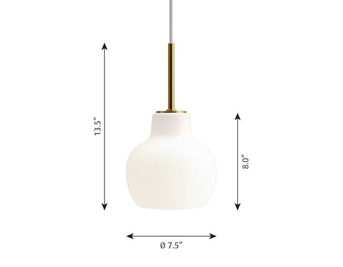VL Ring Crown 1 Pendant Lamp by Vilhelm Lauritzen from Louis
