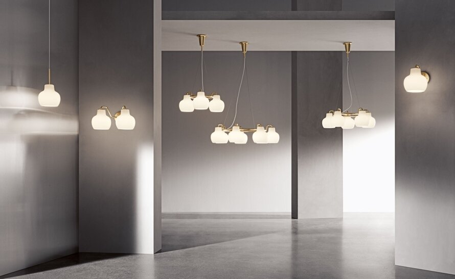VL Ring Crown 1 Pendant Lamp by Vilhelm Lauritzen from Louis