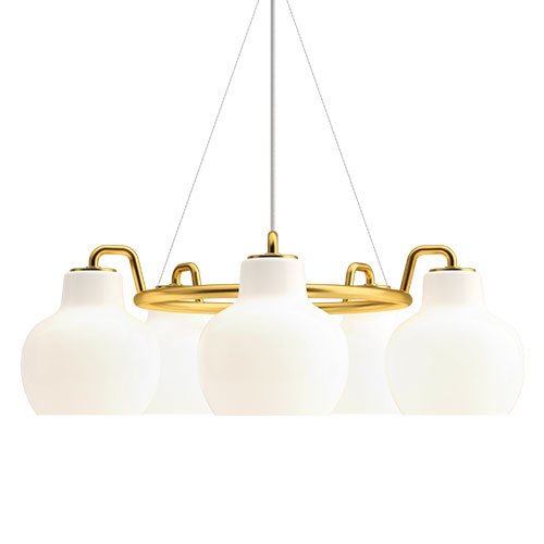 vl ring crown 5 pendant by Vilhelm Lauritzen for Louis Poulsen