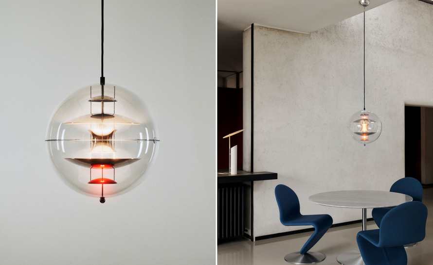 ルイスポールセン製オリジナル VP-GLOBE 50 Verner Panton VP Globe Pendant - Acrylic – Danish Design Store