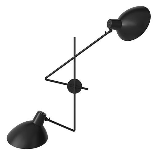 vv cinquanta twin wall lamp by Vittoriano Viganò for Astep