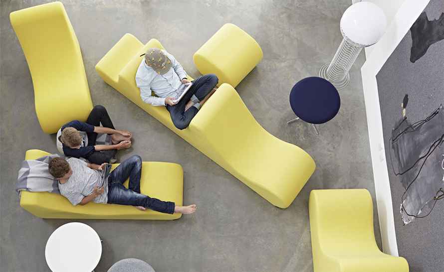 Welle 3 Modular Seating Unit by Verner Panton for Verpan | hive