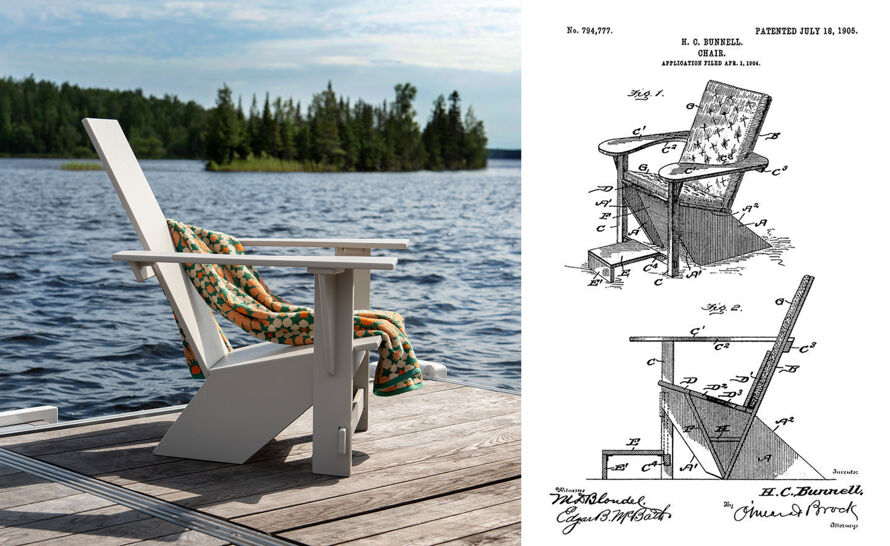Westport Outdoor Lounge Adirondack Chair by Thomas Lee from Loll