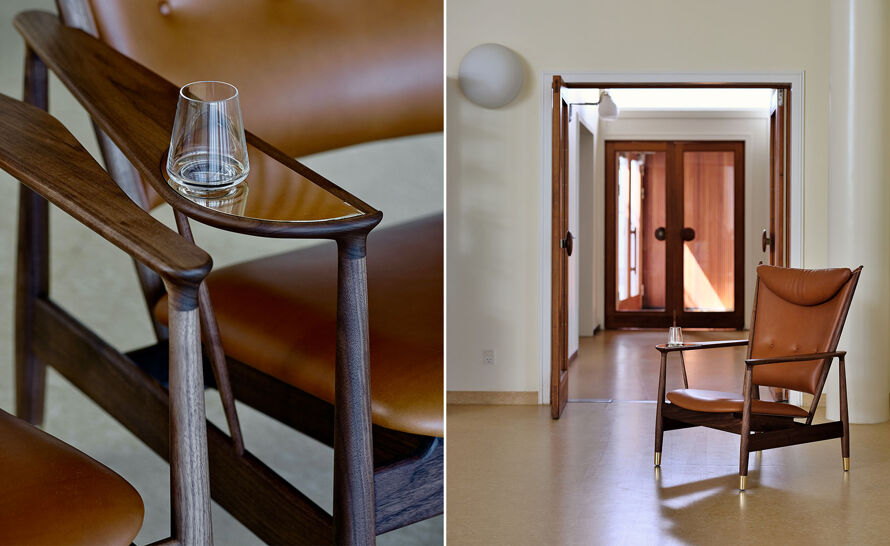 Whisky Chair by Finn Juhl from House of Finn Juhl | hive Whisky Chair by Finn Juhl from House of Finn Juhl | hive