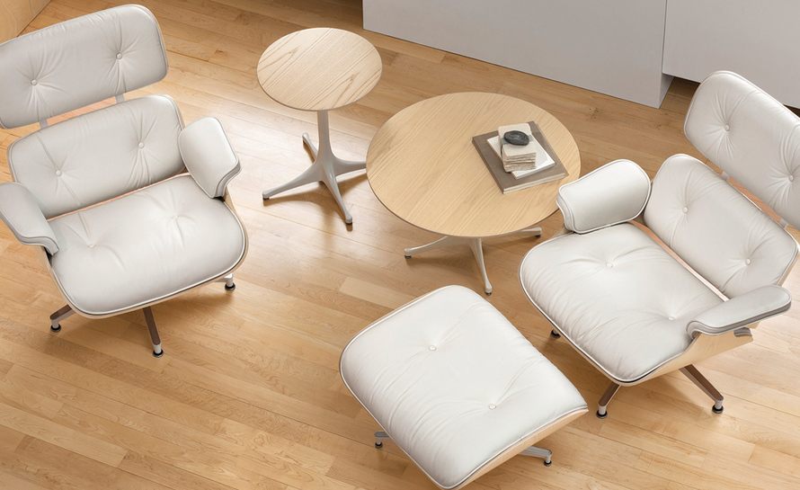 white ash eames lounge chair without ottoman | hive