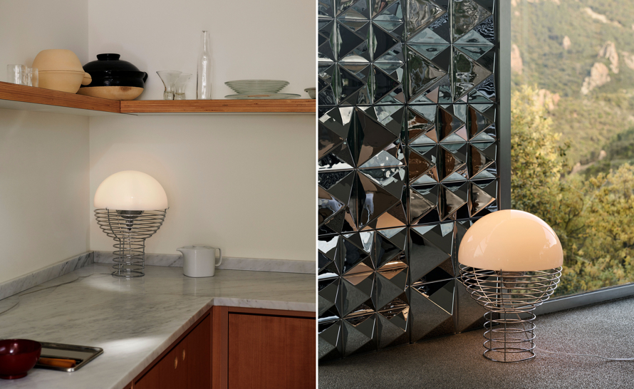 Wire Table Lamp by Verner Panton for Verpan | hive
