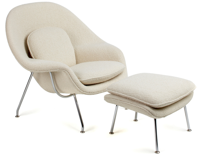 womb lounge chair & ottoman