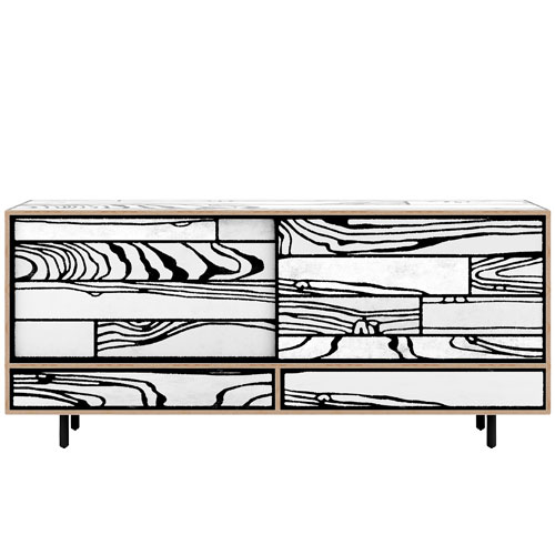 wrongwoods credenza by Sebastian Wrong for Established & Sons
