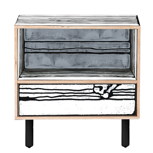 wrongwoods night table by Sebastian Wrong for Established & Sons