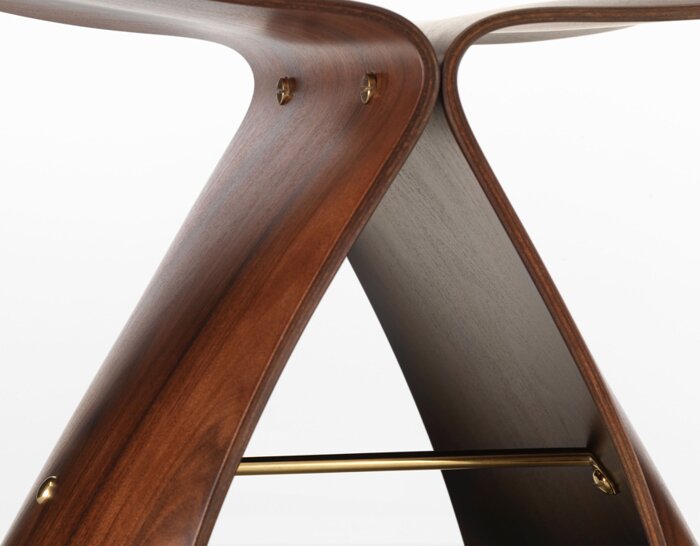 Sori Yanagi Butterfly Stool produced by Vitra | hive