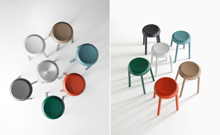 Za Small Stool by Naoto Fukasawa for Emeco | hive Za Small Stool by Naoto Fukasawa for Emeco | hive