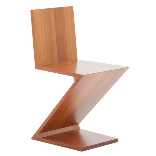 zig zig chair by Gerrit Rietveld for Cassina